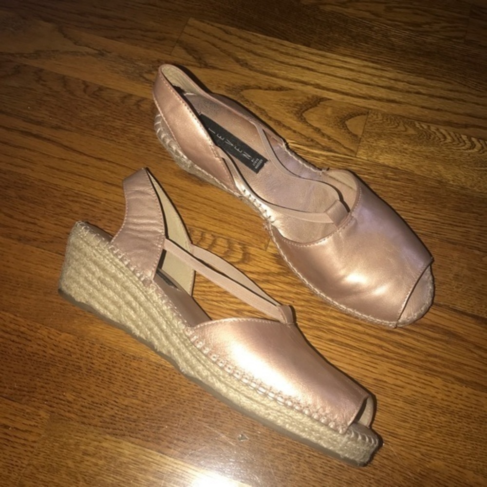 Steven by Steve Madden pink wedge espadrille‎ 9